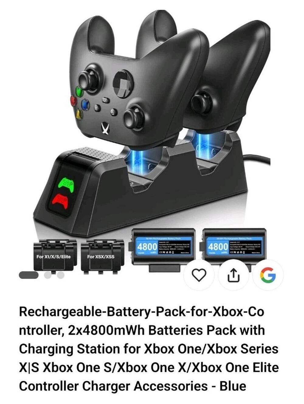 Charging Dock for Xbox Console for (XSS/XSX/X1)